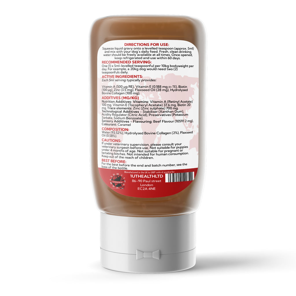 Skin & Coat Care for Dogs | Beef Gravy | 290ml