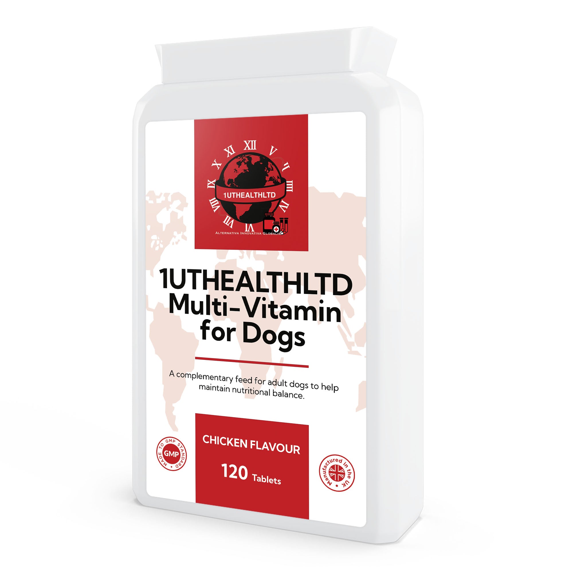 Multi-Vitamin for Dogs | Chicken Flavour | 120 Tablets