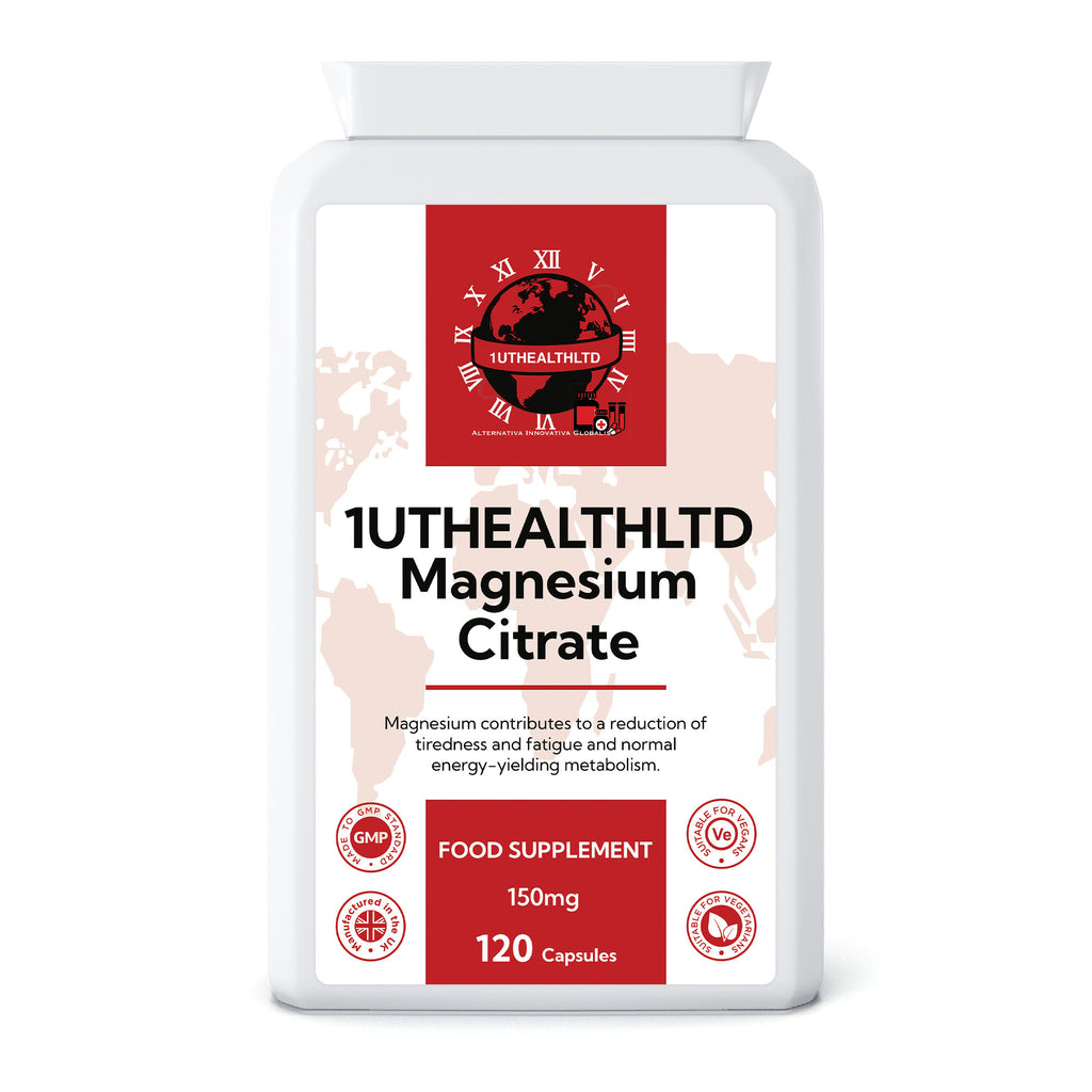 Magnesium Citrate | 500mg | 120 Capsules