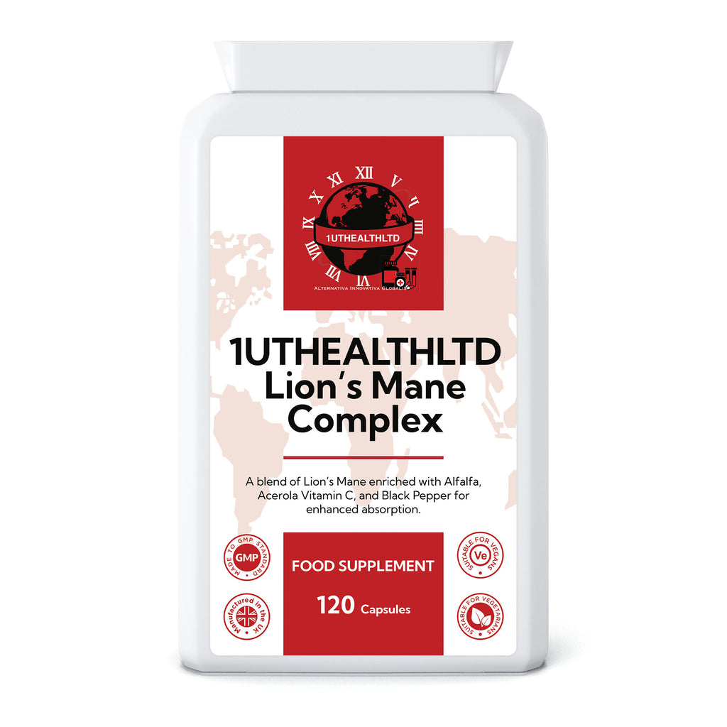 Lions Mane Extract with Acerola & Black Pepper | 120 Capsules