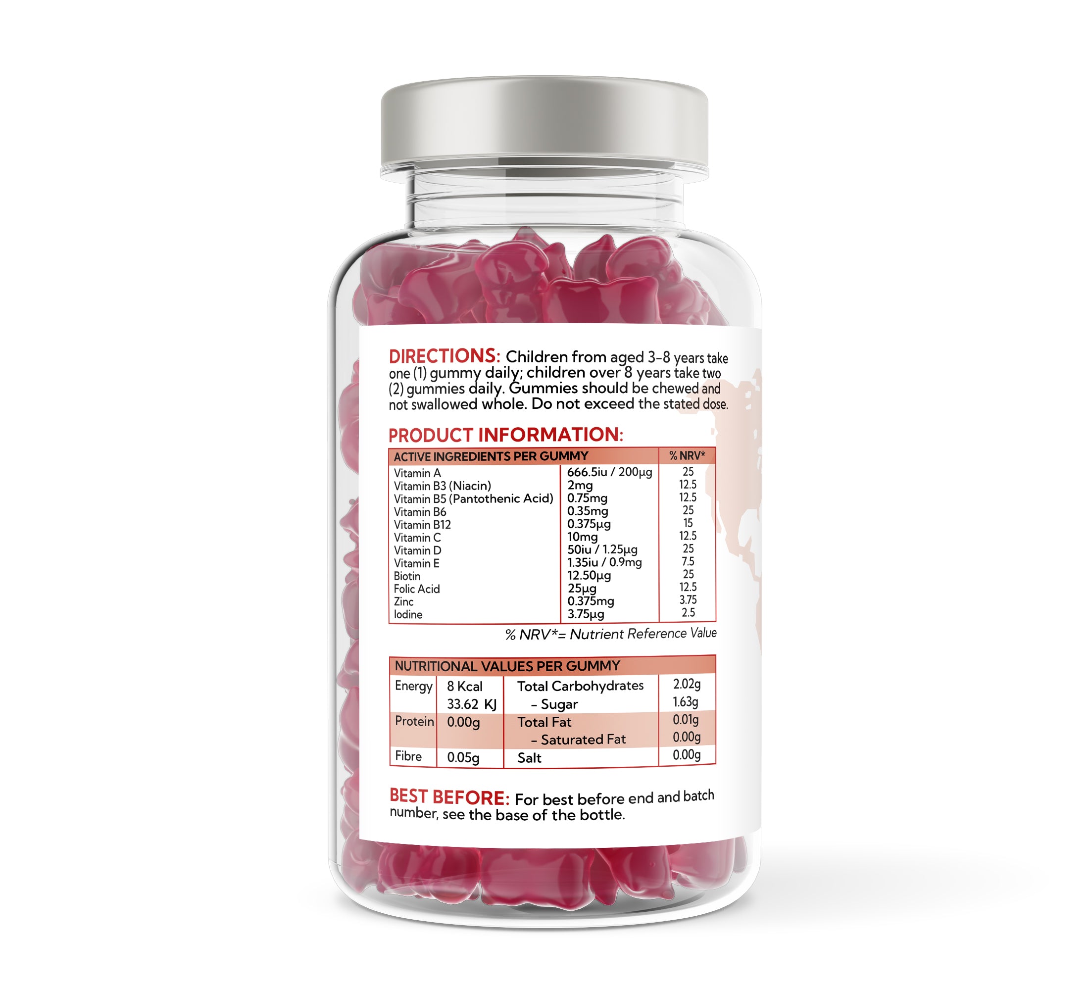 Multivitamin & Mineral for Children | Berry Flavour | 60 Gummies