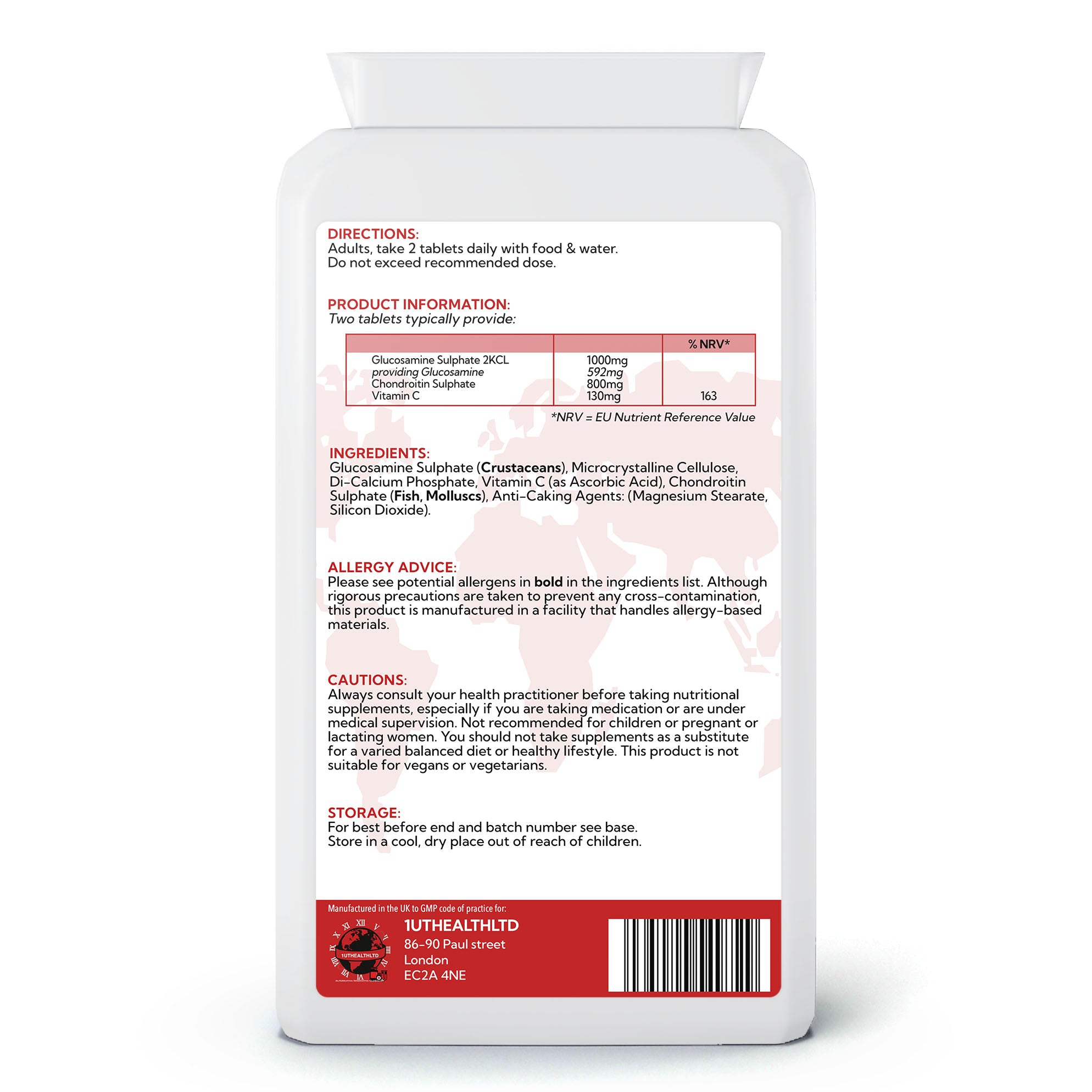 Glucosamine Chondroitin Complex | 180 Tablets